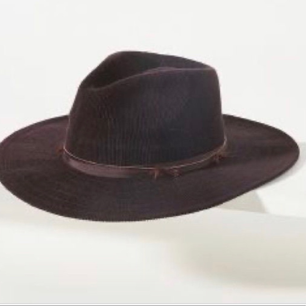 Anthropologie boho rancher wide brim hat
